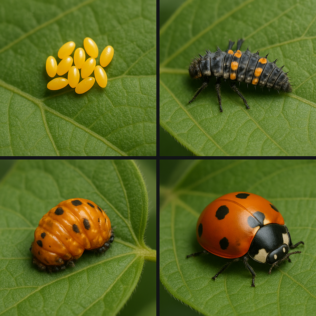 Cycle de vie de la coccinelle