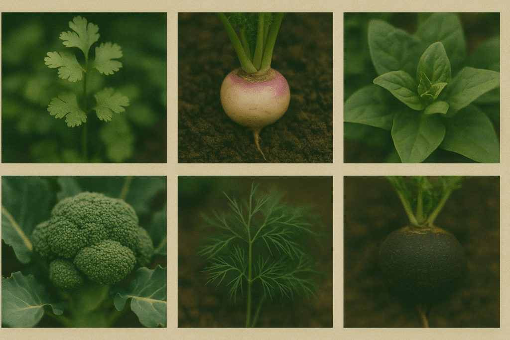 Légumes à semer en juillet