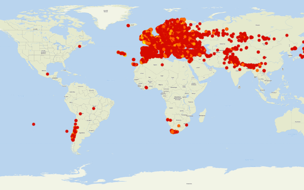 Réparation de la piéride du chou dans le monde
